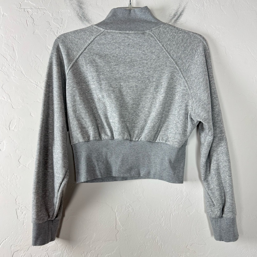 Baleaf Sweatshirt Pullover Sweater Jacket Hoodie Heather Grey Light Terry‎ Knit - Picture 2 of 8
